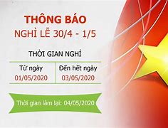 Lịch Nghỉ 30/4 - 1/5